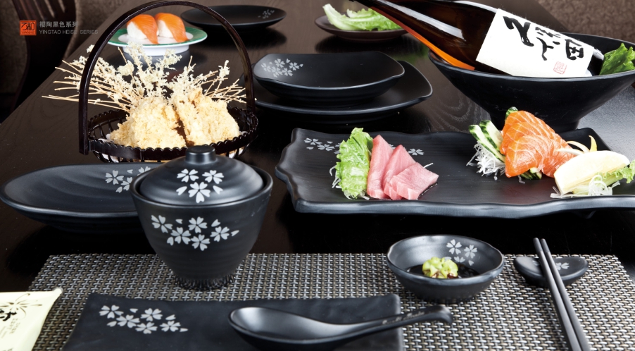 Bát đĩa melamine, bát đĩa nhà hàng Nhật Hàn nhập khẩu giá rẻ - 1